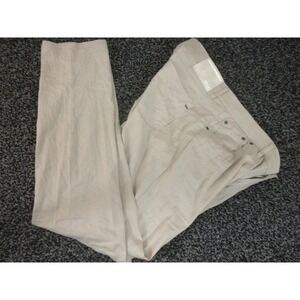 Brax Pants Mens 35x32 Sand Beige Chuck Modern Fit Linen Cotton Breathable Flex‎